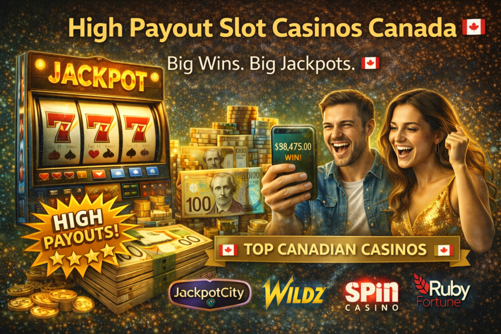 High payout slot casinos canada comparison table on Lead4Casino