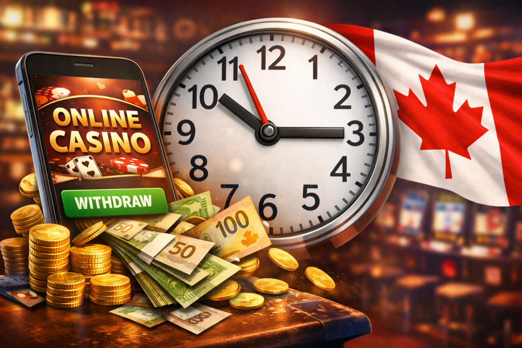 online casino withdrawal times canada