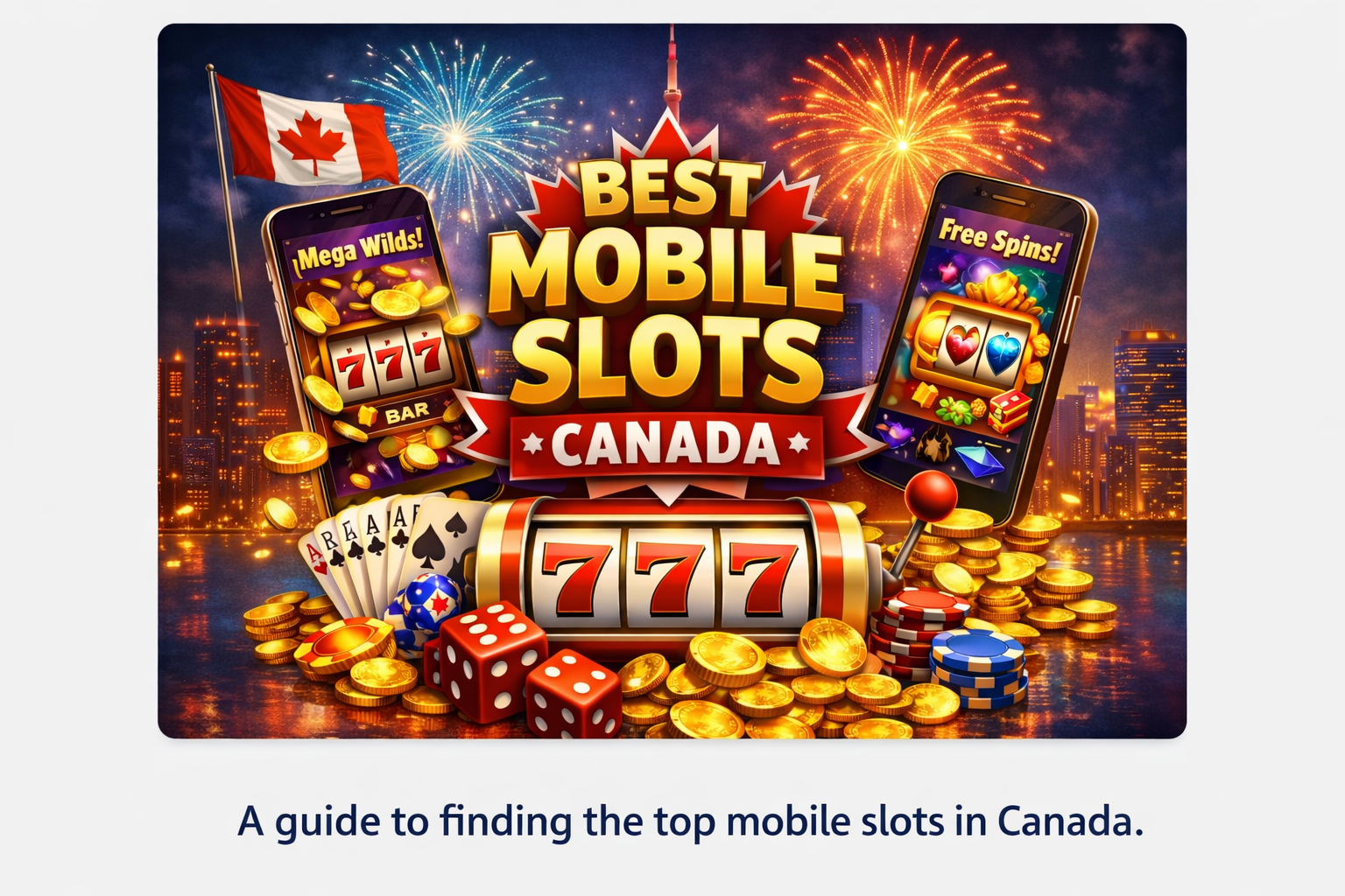 best mobile slots Canada on a high-end smartphone screen