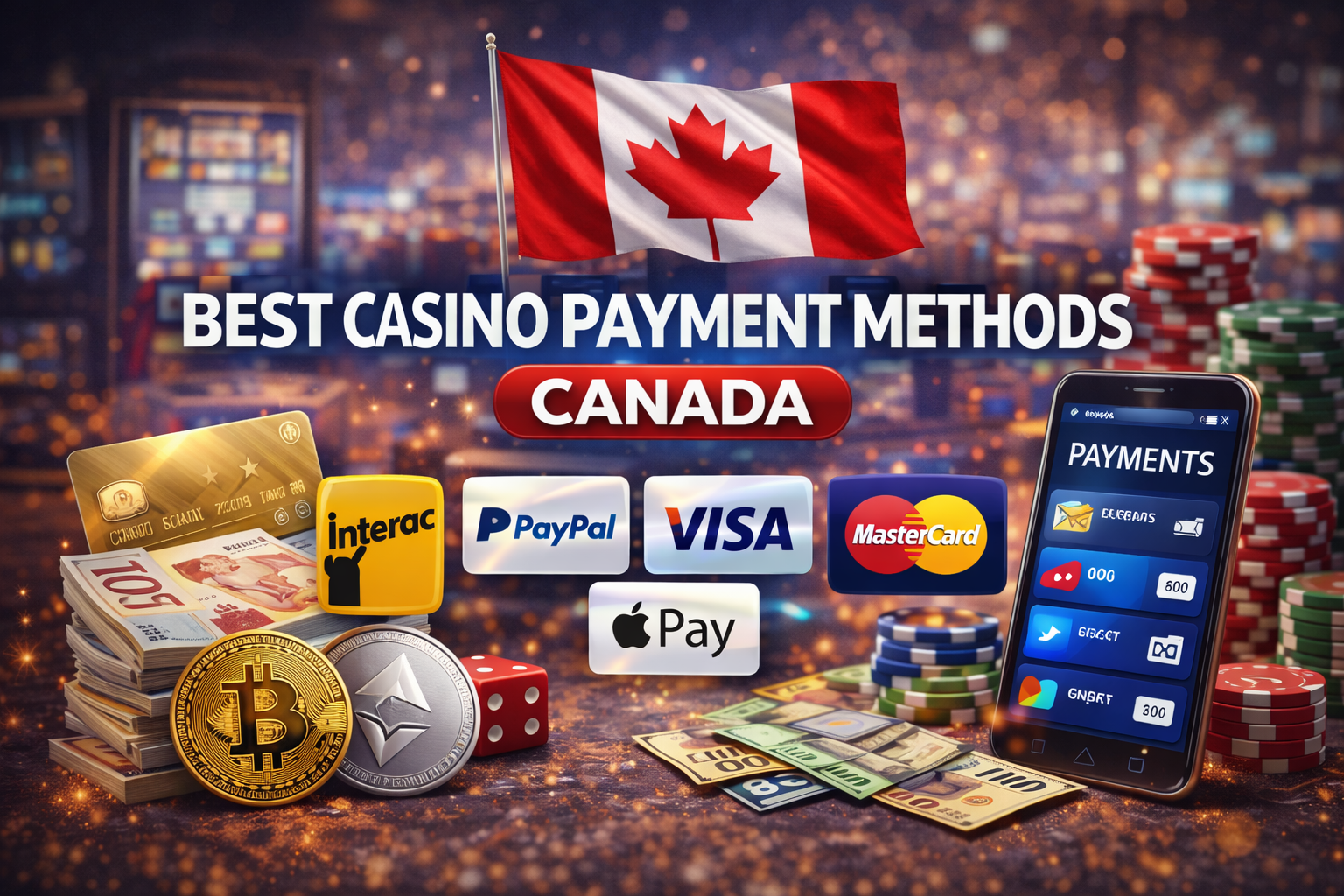 trusted casino payment methods with security icons and locks