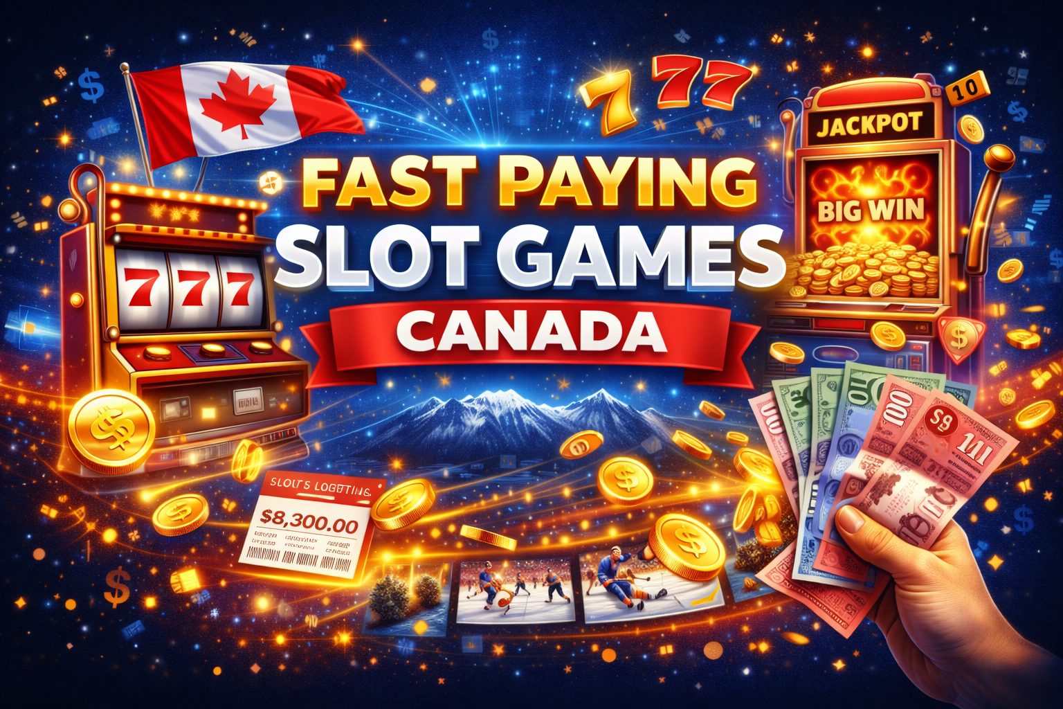 top rated fast paying slot games Canada for instant withdrawals